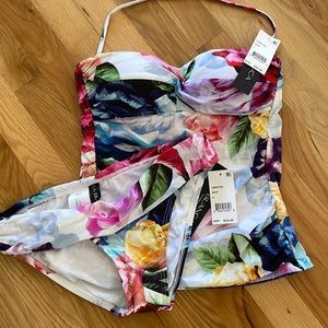 La Blanca Bloom Field Tankini Top and Bottoms